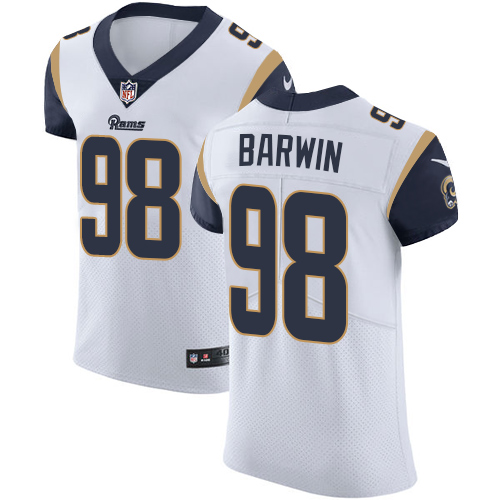 Nike Rams #98 Connor Barwin White Men's Stitched NFL Vapor Untouchable Elite Jersey